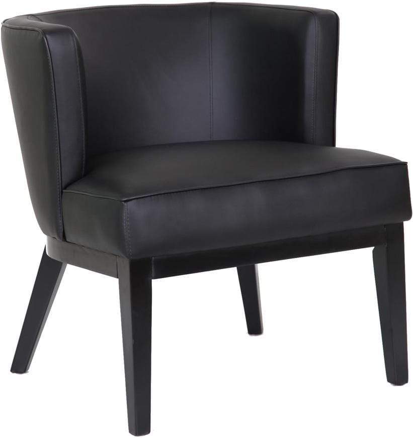 Boss Ava Guest Chair [B529BK-BK] Boss Office Products Black Guest Chair B529BK-BK