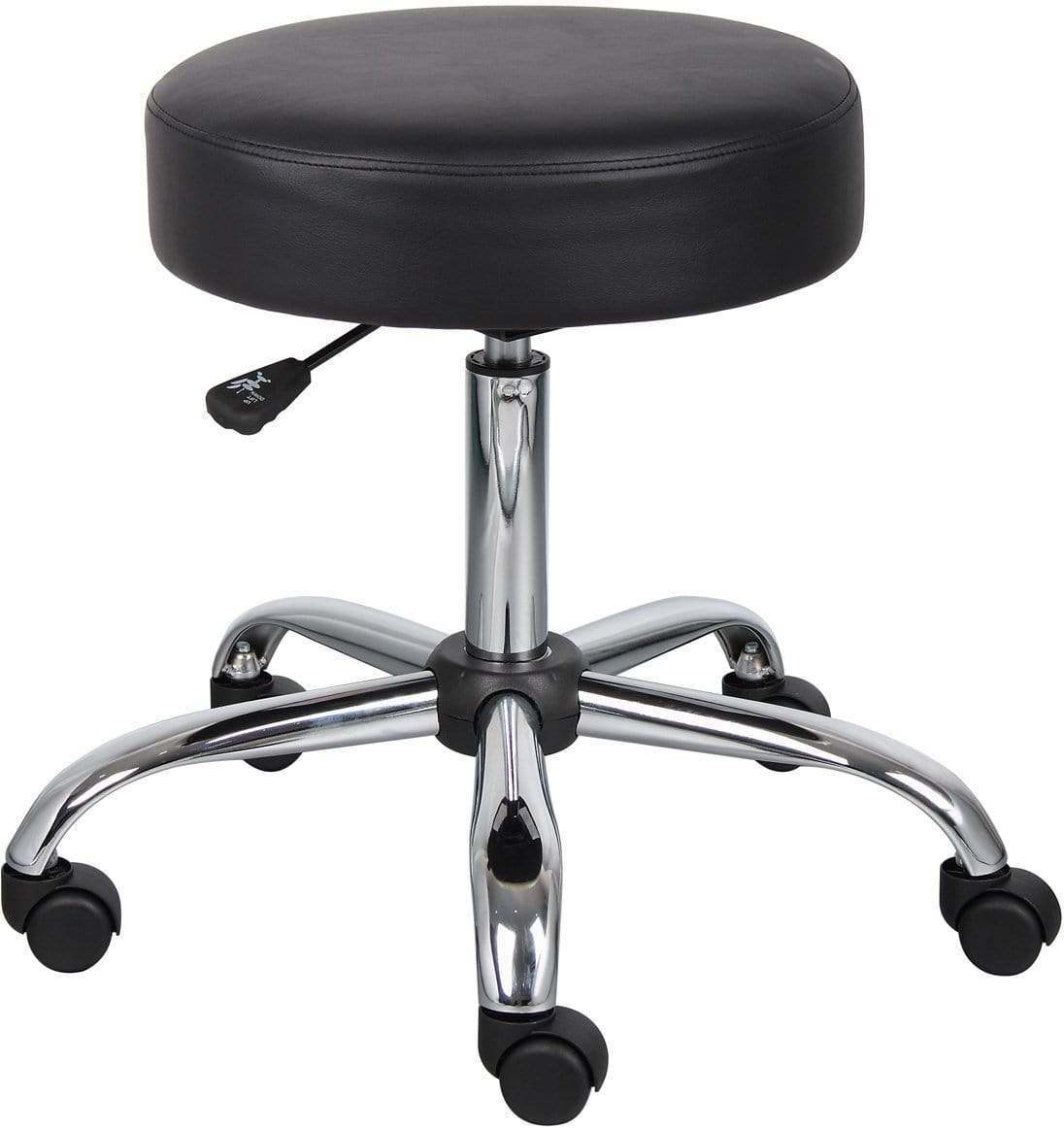 Boss Caressoft Medical Stool [B240-BG] Boss Office Products Black Drafting Chair B240-BK