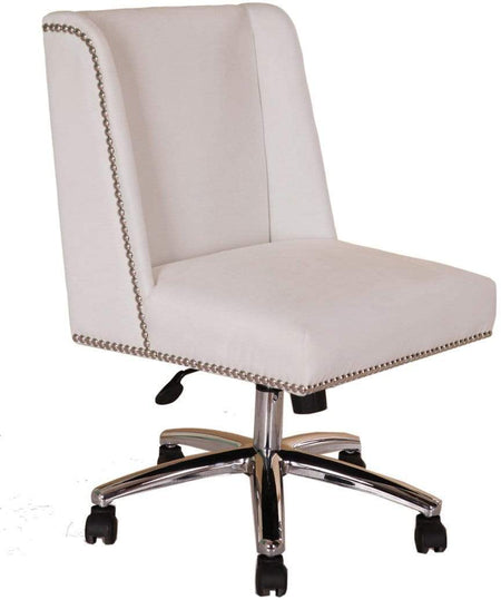 Boss Decorative Task Chair [B586C-CV] Boss Office Products White Task Chair B586C-WV