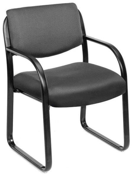 Boss Fabric Guest Chair [B9521] Boss Office Products Black BK Guest Chair B9521-BK