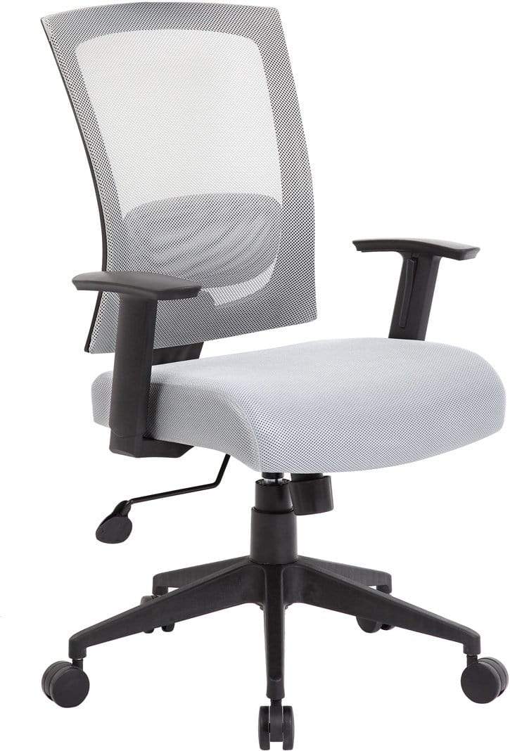 Boss Mesh Back Task Chair [B6706-BE] Boss Office Products Grey Task Chair B6706-GY