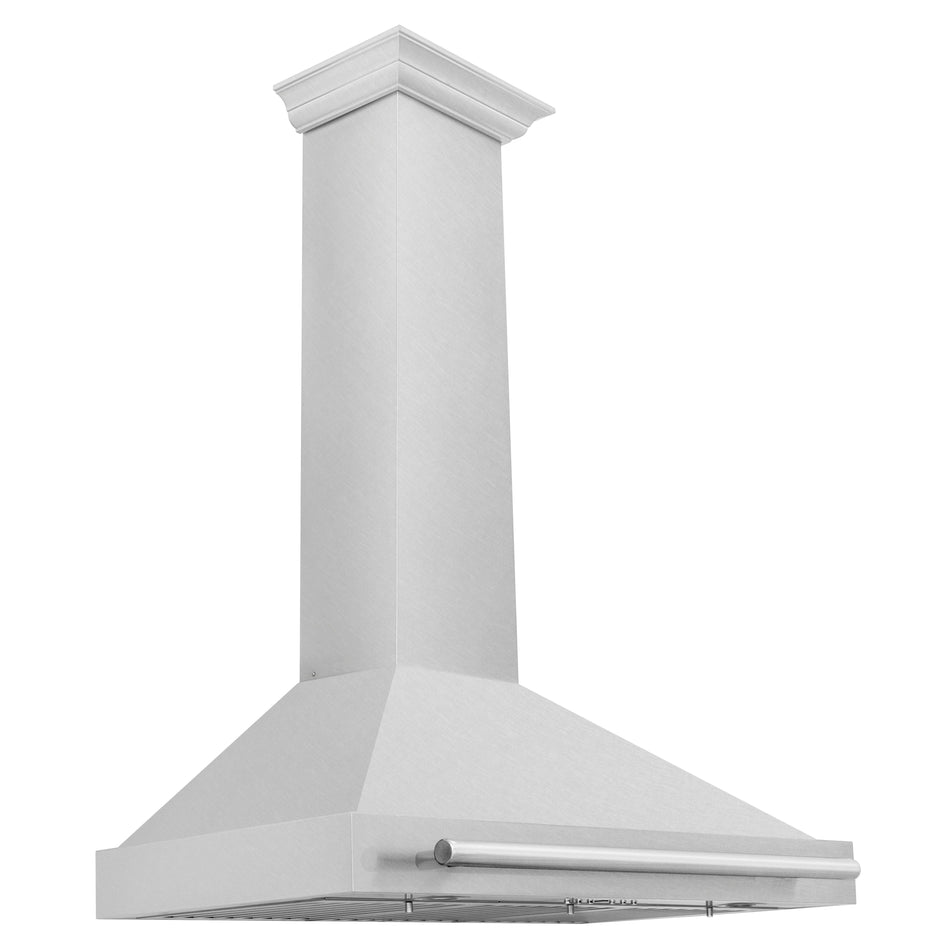ZLINE 36 in. DuraSnow Stainless Steel Range Hood with Colored Shell Options and Stainless Steel Handle (KB4SNX-36)